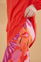 Lycra Orange Burkini Modest Swimwear M2317 Covered Burkini Swimwear La Vie Bien Lycra Orange Burkini Modest Swimwear M2317