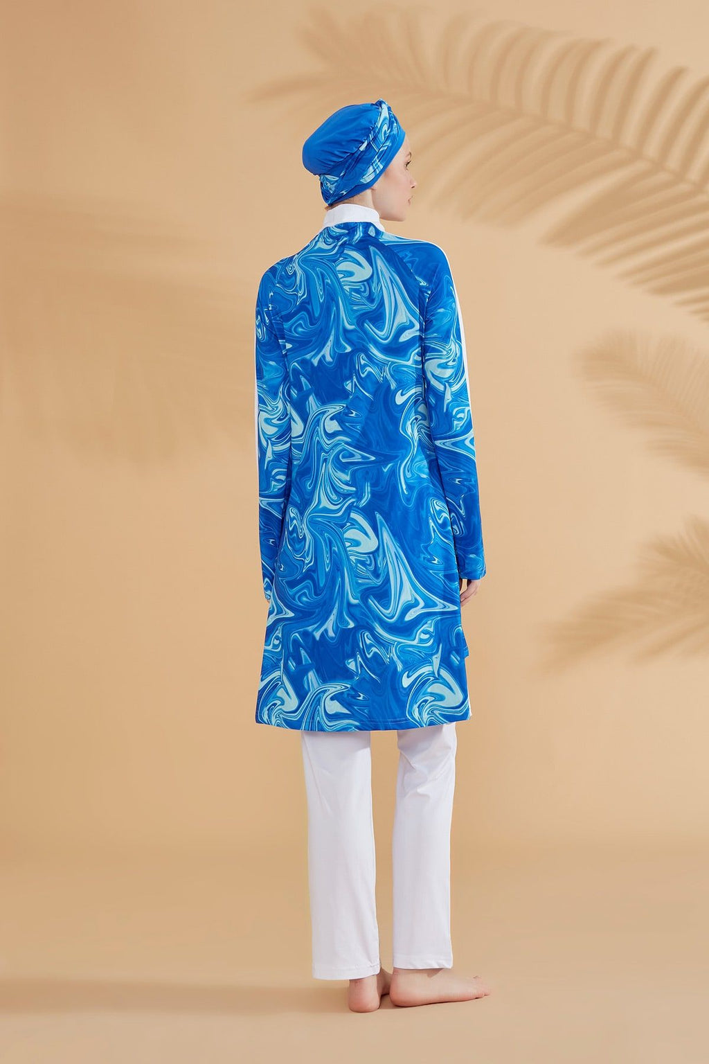 Lycra Sax Burkini Modest Swimwear M2304 Covered Burkini Swimwear La Vie Bien Lycra Sax Burkini Modest Swimwear M2304