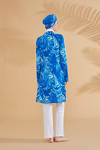Lycra Sax Burkini Modest Swimwear M2304 Covered Burkini Swimwear La Vie Bien Lycra Sax Burkini Modest Swimwear M2304