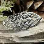 Lysandra Celtic Knot Brooch in Sterling Silver Brooch La Vie Bien Lysandra Celtic Knot Brooch in Sterling Silver