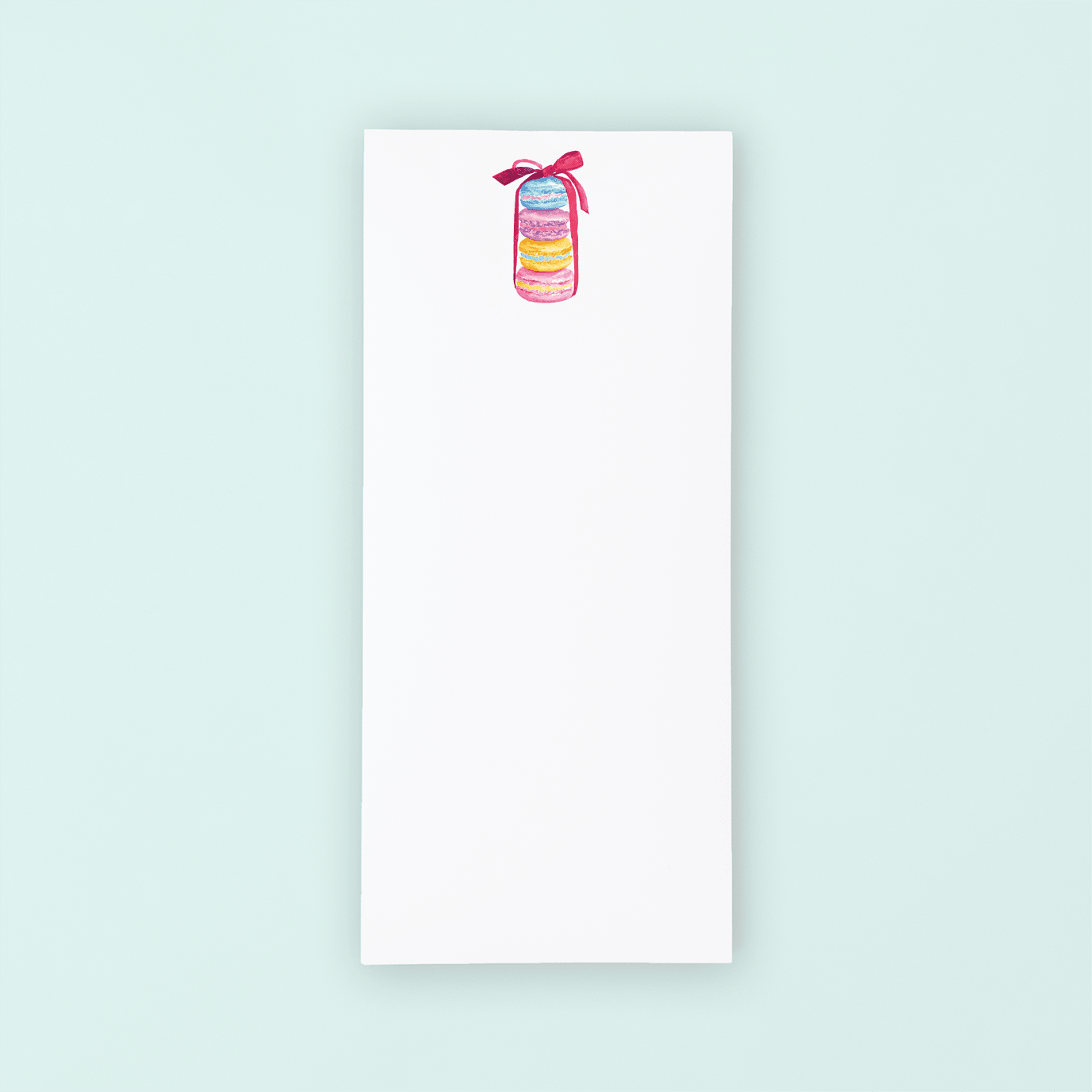 Macarons With Ribbon Lists Pad LISTS PAD La Vie Bien Macarons With Ribbon Lists Pad