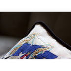 Mackinac Island Hand - Embroidered Pillow by Cat Studio Pillows La Vie Bien Mackinac Island Hand - Embroidered Pillow by Cat Studio