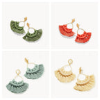 Macrame Earrings - Available in Four Colors Jewelry La Vie Bien Macrame Earrings - Available in Four Colors