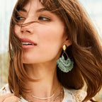 Macrame Earrings - Available in Four Colors Jewelry La Vie Bien Macrame Earrings - Available in Four Colors