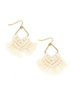 Macrame Earrings by Fair Anita
