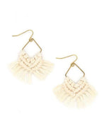 Macrame Earrings by Fair Anita