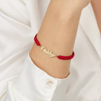 Macrame Name Bracelet La Vie Bien Macrame Name Bracelet
