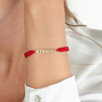 Macrame Thai Name Bracelet La Vie Bien Macrame Thai Name Bracelet