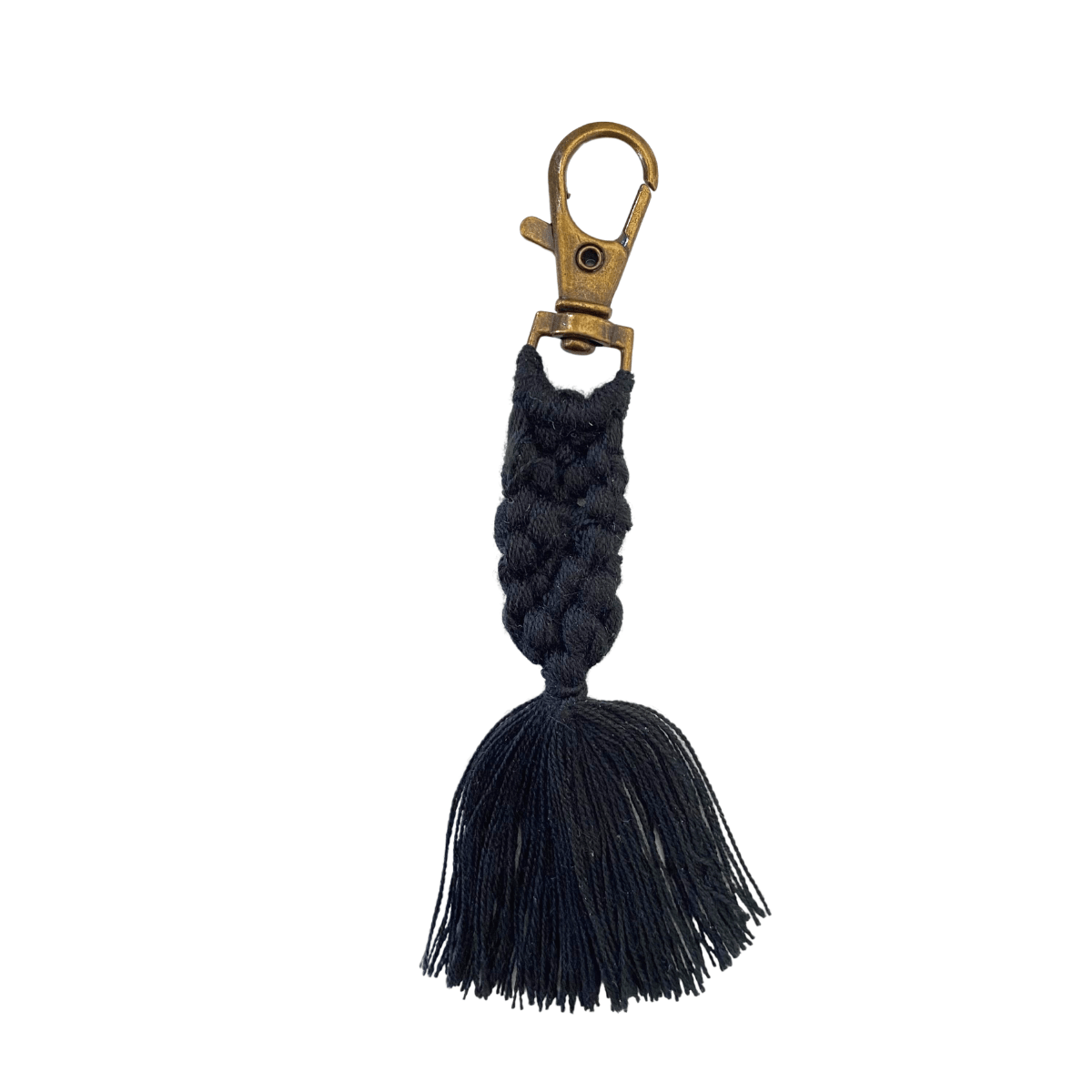 Macrame Zipper Pull Boho Bag Charm Tassel Decor - Thailand Zipper Pulls La Vie Bien Macrame Zipper Pull Boho Bag Charm Tassel Decor - Thailand