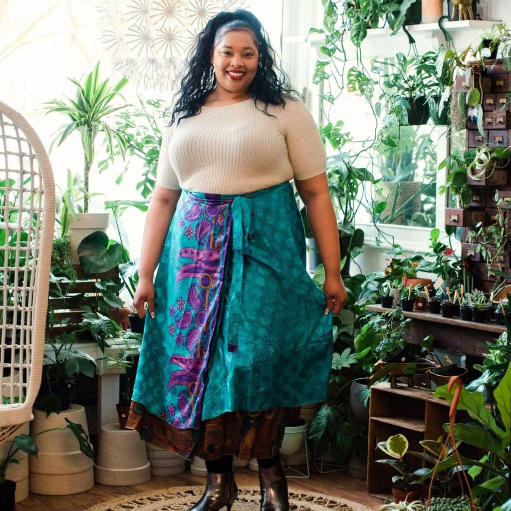 Made With Love: The Original Saree Wrap Skirt Clothing and Accessories La Vie Bien Made With Love: The Original Saree Wrap Skirt