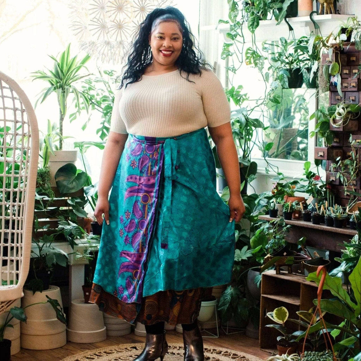 Made With Love: The Original Saree Wrap Skirt Clothing and Accessories La Vie Bien Made With Love: The Original Saree Wrap Skirt
