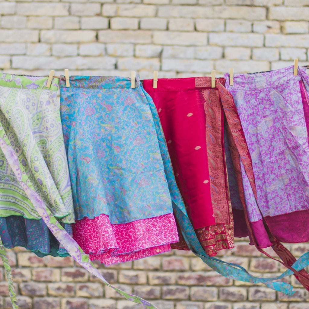 Made With Love: The Original Saree Wrap Skirt Clothing and Accessories La Vie Bien Made With Love: The Original Saree Wrap Skirt