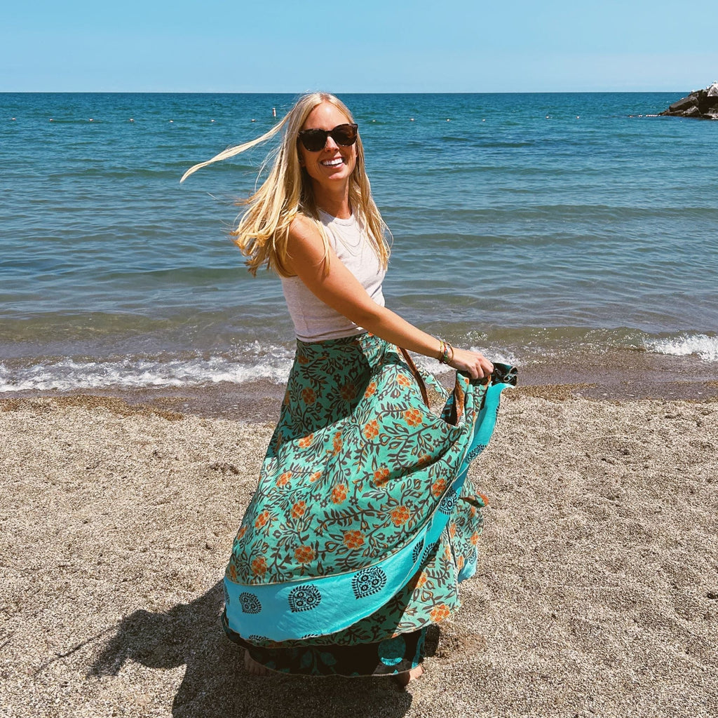 Made With Love: The Original Saree Wrap Skirt Clothing and Accessories La Vie Bien Made With Love: The Original Saree Wrap Skirt