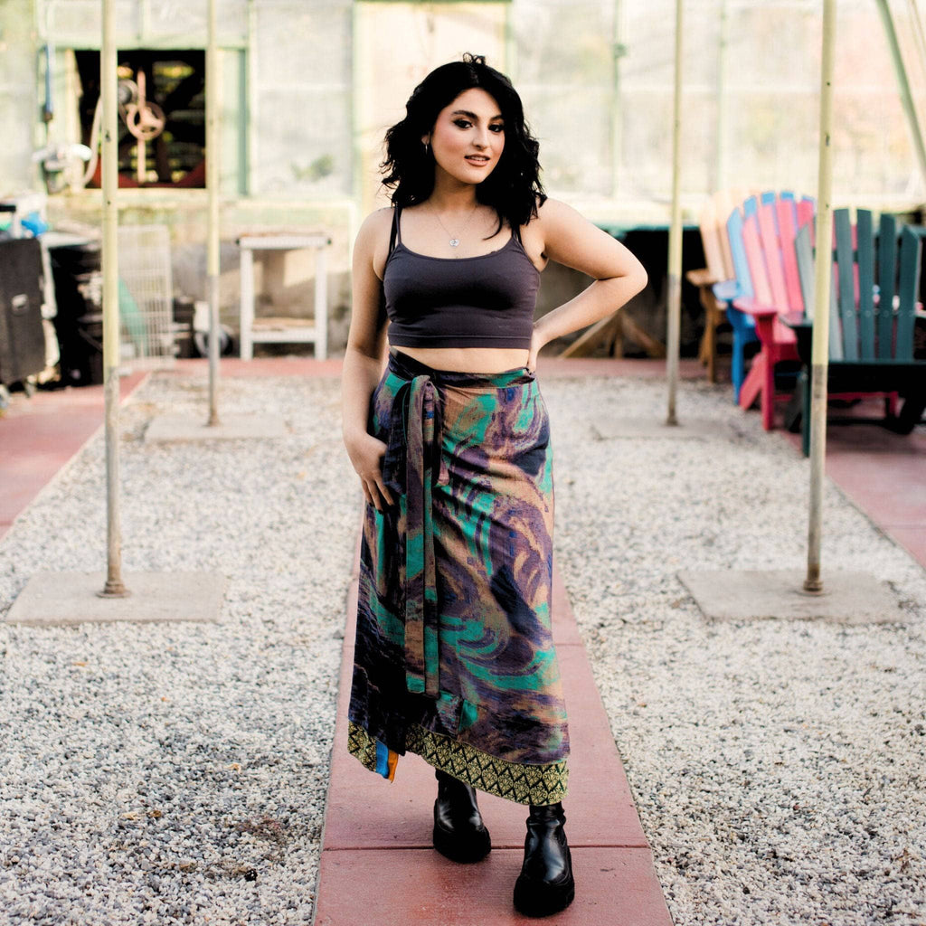 Made With Love: The Original Saree Wrap Skirt Clothing and Accessories La Vie Bien Made With Love: The Original Saree Wrap Skirt