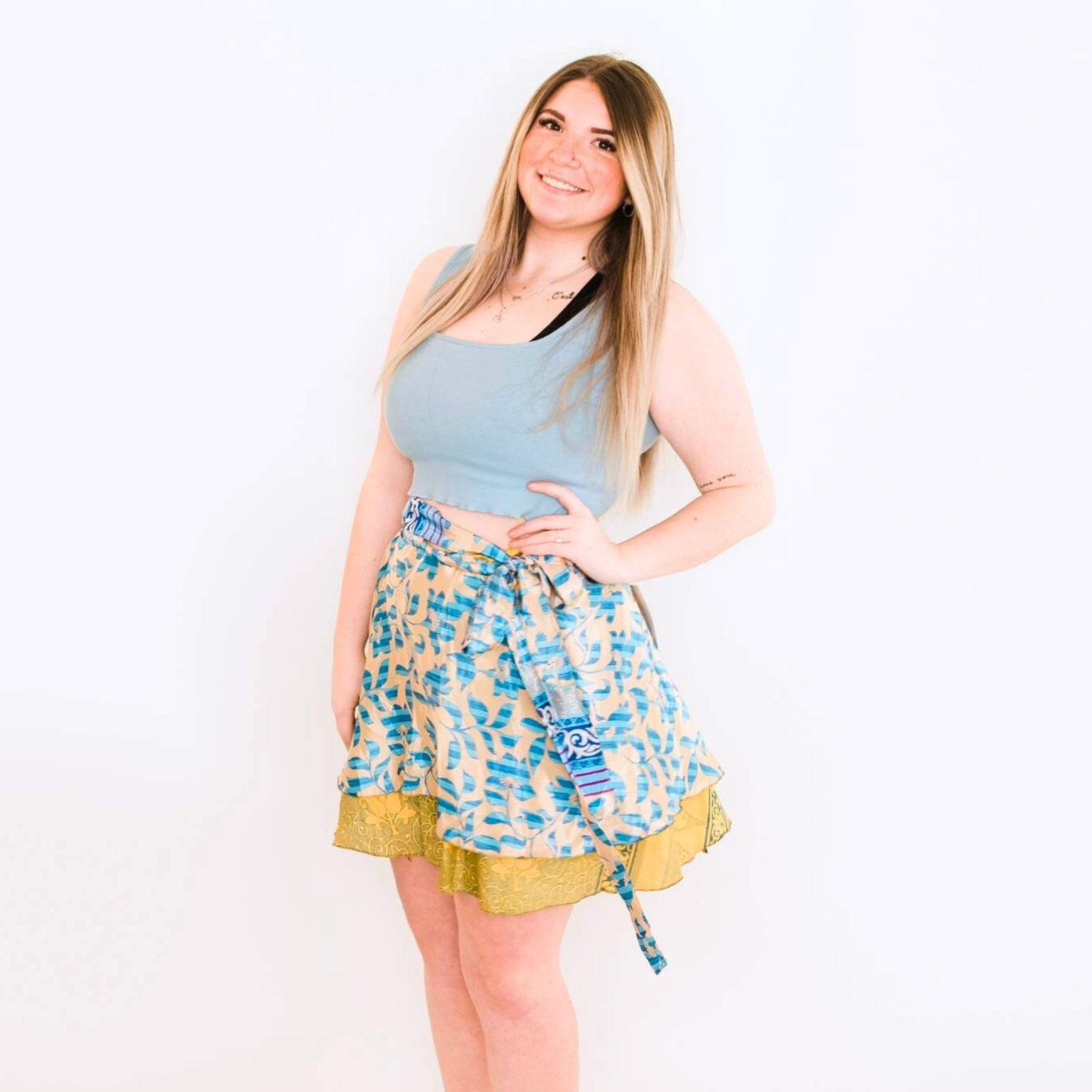 Made With Love: The Original Saree Wrap Skirt Clothing and Accessories La Vie Bien Made With Love: The Original Saree Wrap Skirt
