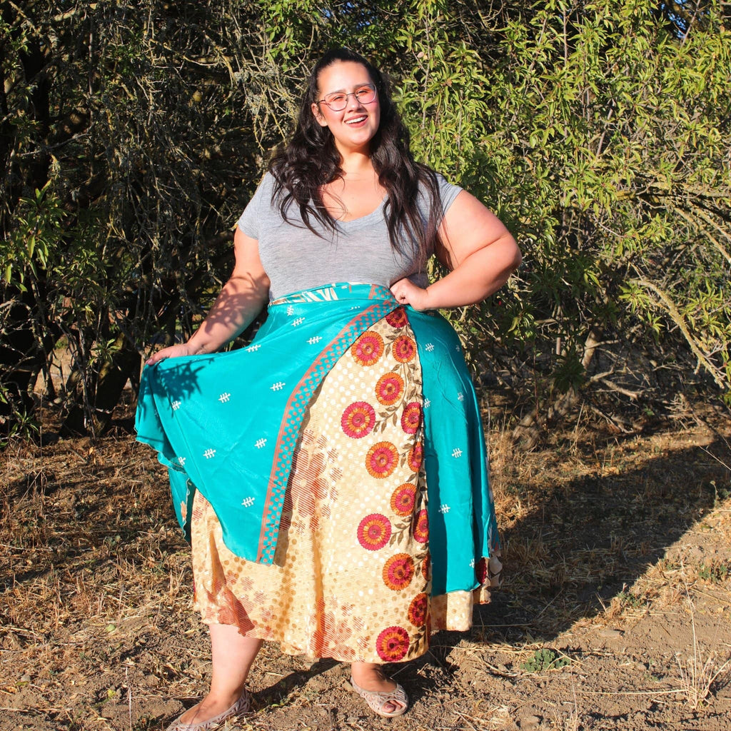 Made With Love: The Original Saree Wrap Skirt Clothing and Accessories La Vie Bien Made With Love: The Original Saree Wrap Skirt