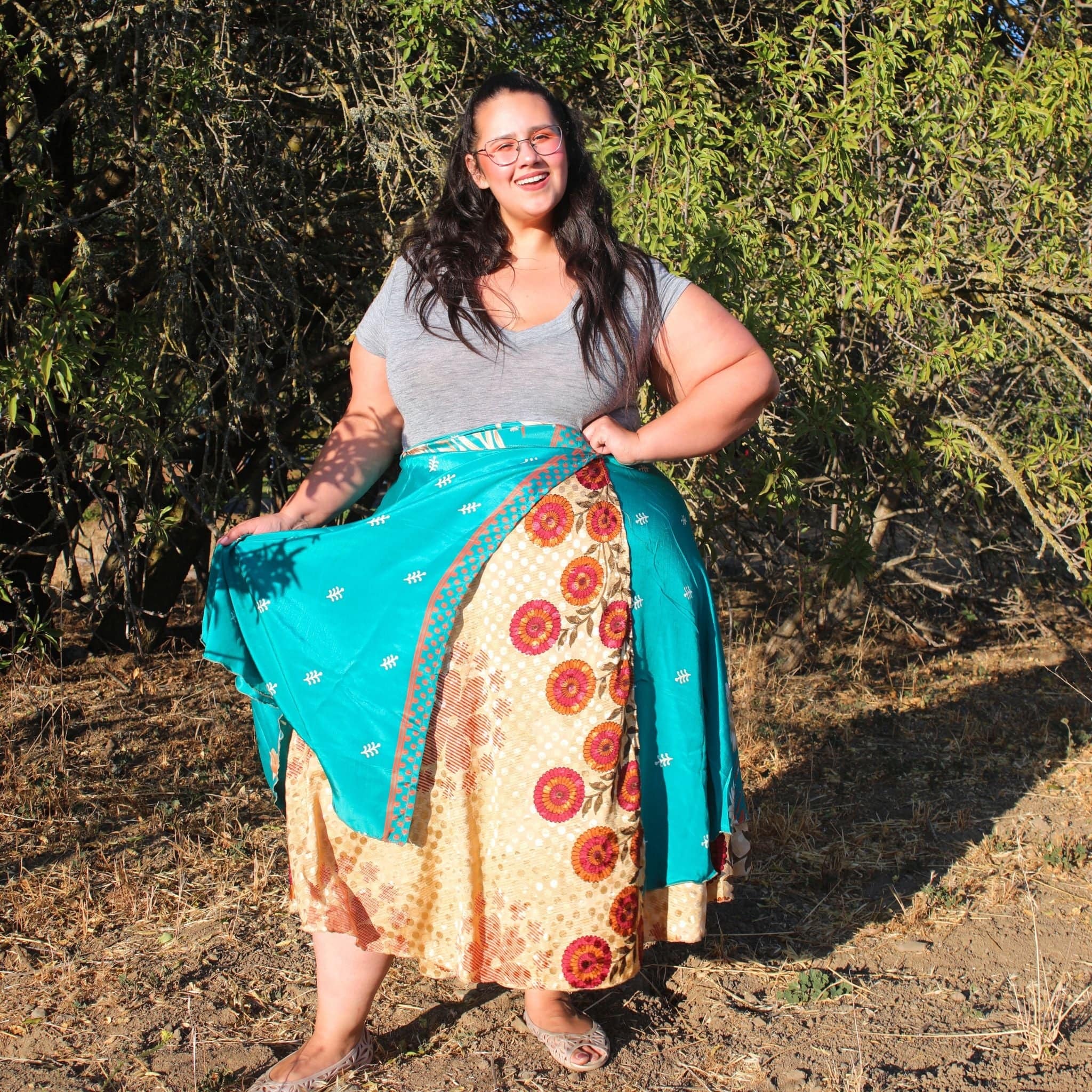Made With Love: The Original Saree Wrap Skirt Clothing and Accessories La Vie Bien Made With Love: The Original Saree Wrap Skirt