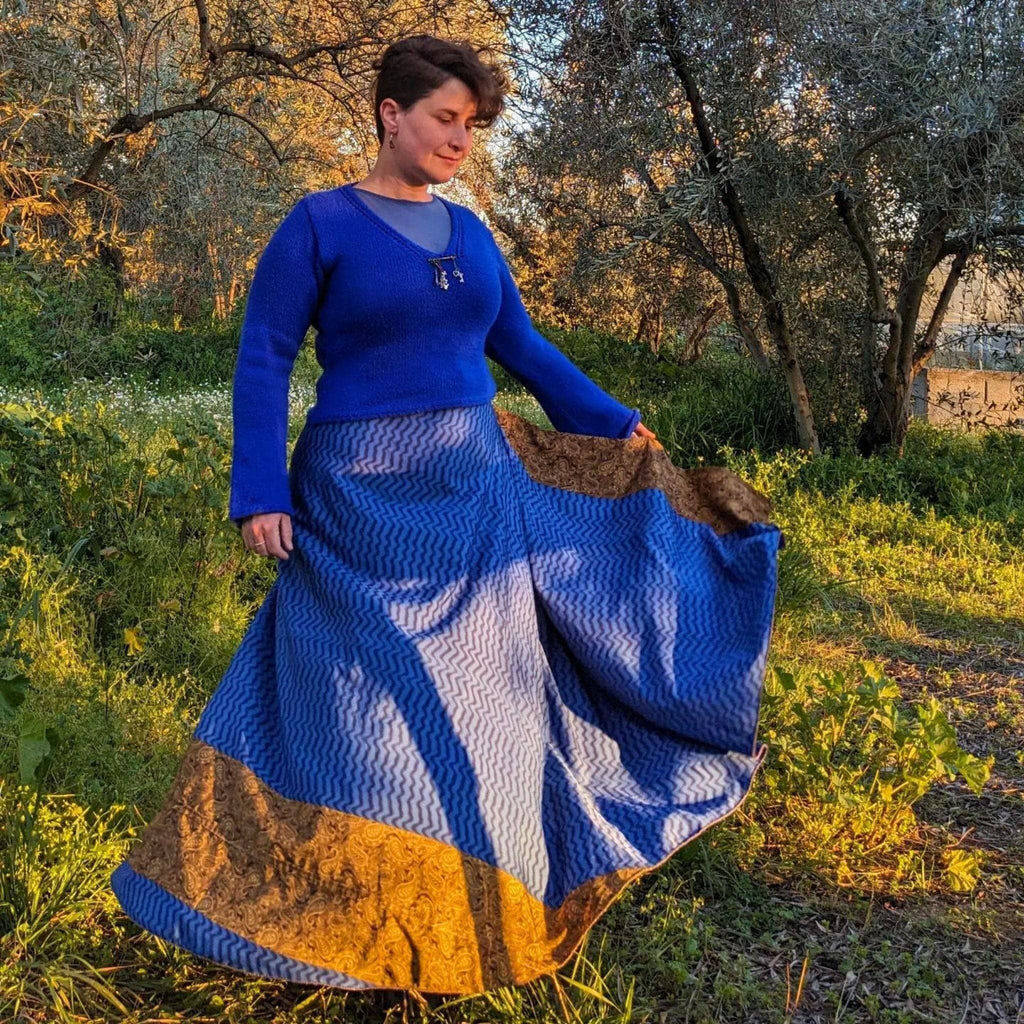 Made With Love: The Original Saree Wrap Skirt Clothing and Accessories La Vie Bien Made With Love: The Original Saree Wrap Skirt