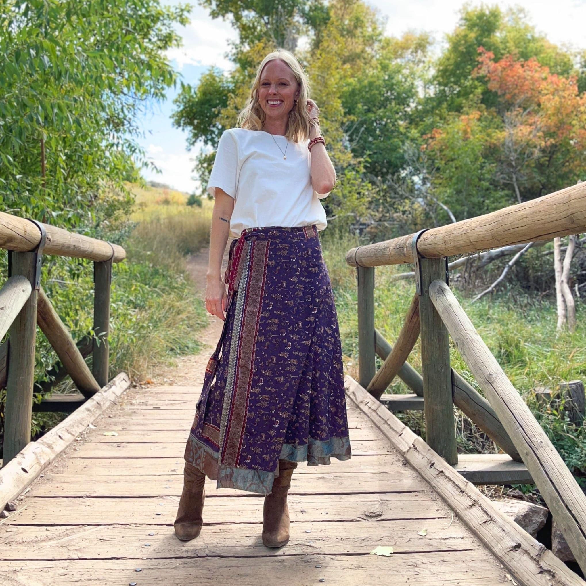 Made With Love: The Original Saree Wrap Skirt Clothing and Accessories La Vie Bien Made With Love: The Original Saree Wrap Skirt