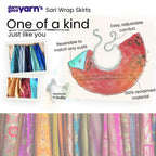 Made With Love: The Original Saree Wrap Skirt Clothing and Accessories La Vie Bien Made With Love: The Original Saree Wrap Skirt