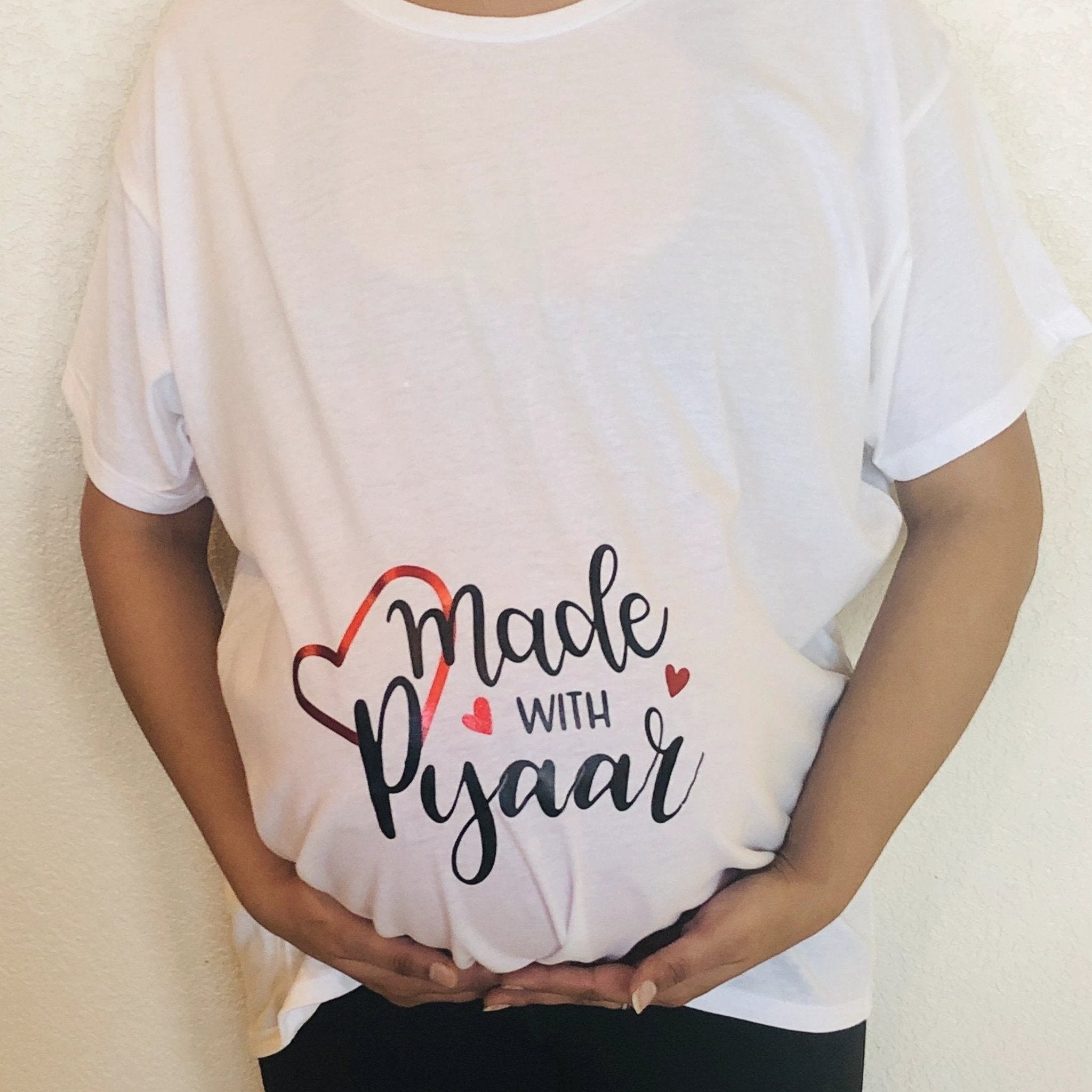 Made with Pyaar Pregnancy Shirt by Modern Desi