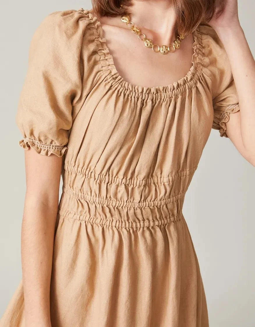 Madeline Dress - Tannin