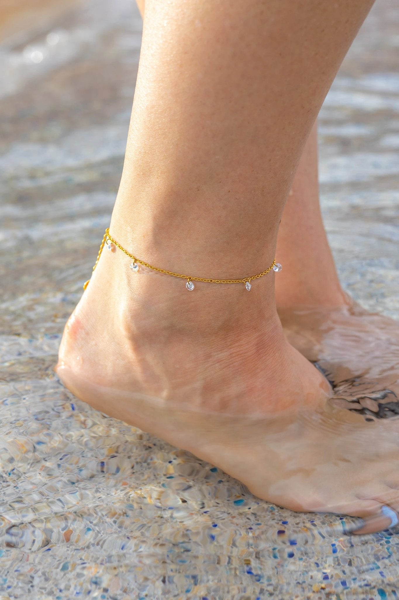Madison Anklet by Rose & Clay