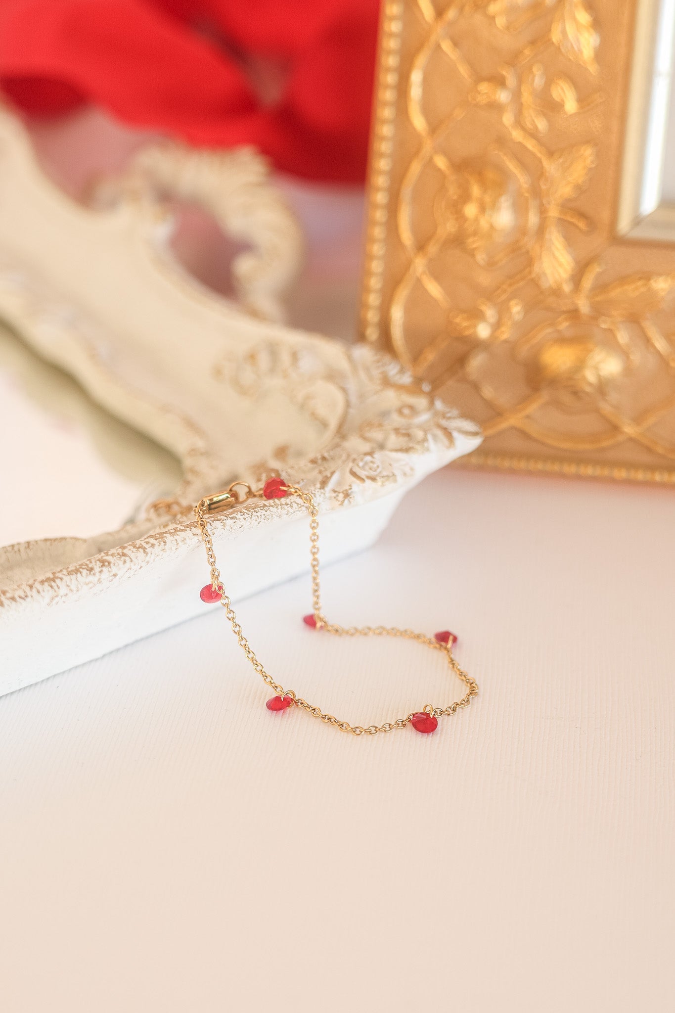 Madison Bracelet in Red bracelet La Vie Bien Madison Bracelet in Red