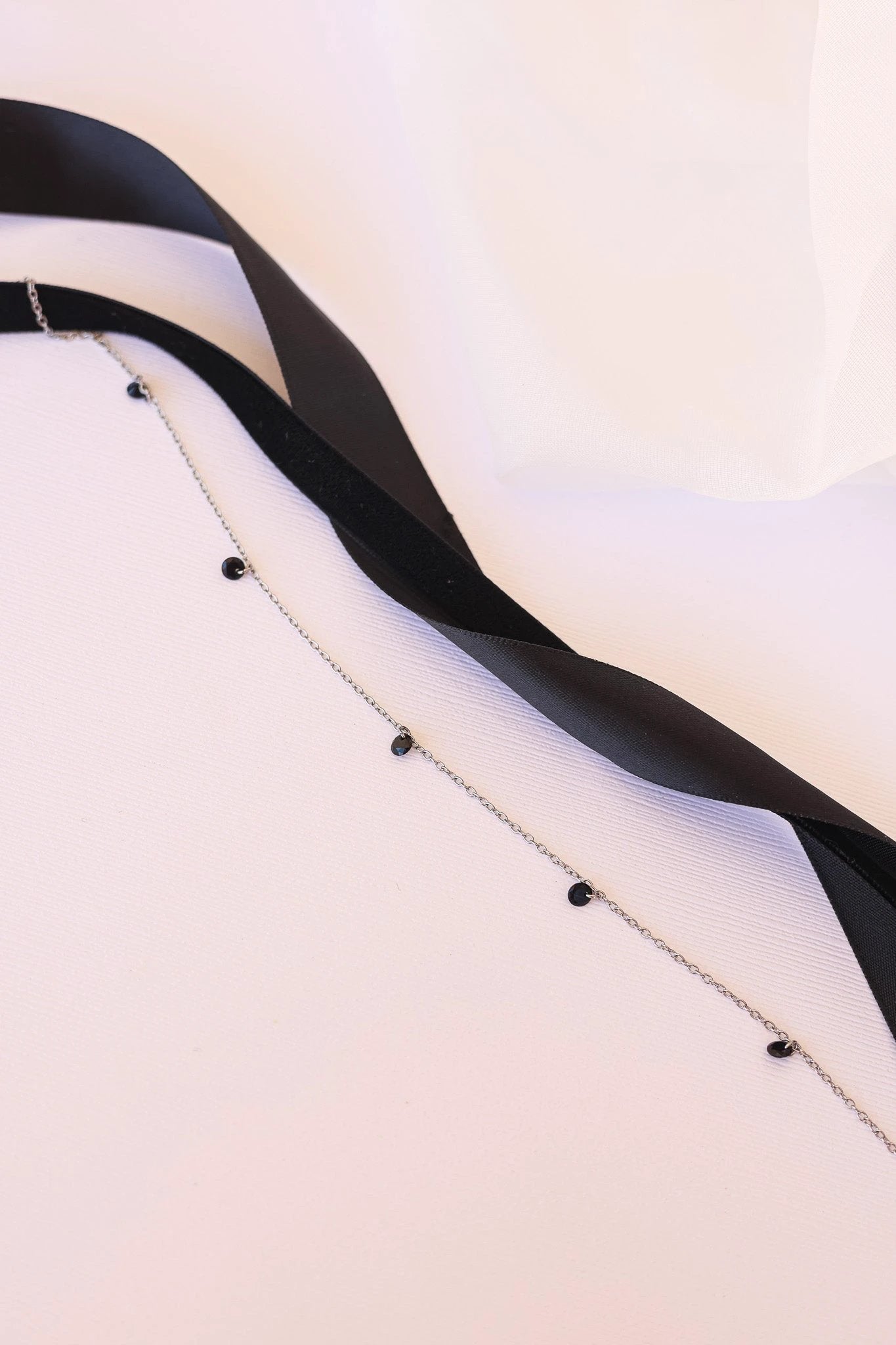 Madison Necklace in Black by Rose & Clay