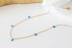 Madison Necklace in Blue by Rose & Clay