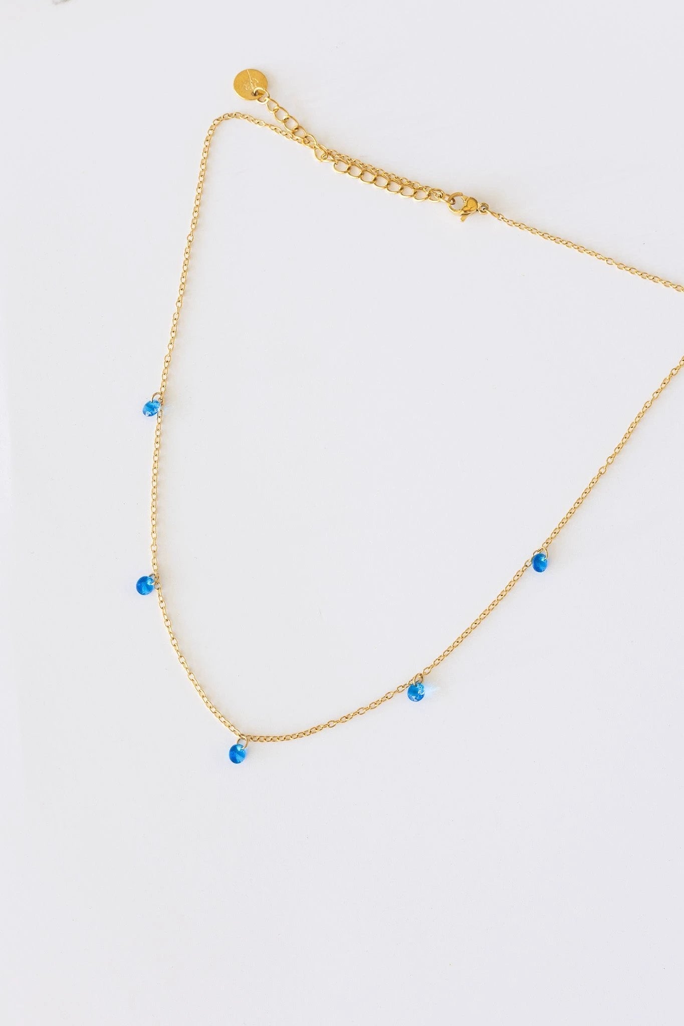 Madison Necklace in Blue by Rose & Clay