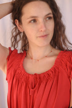 Madison Necklace in Red Necklace La Vie Bien Madison Necklace in Red