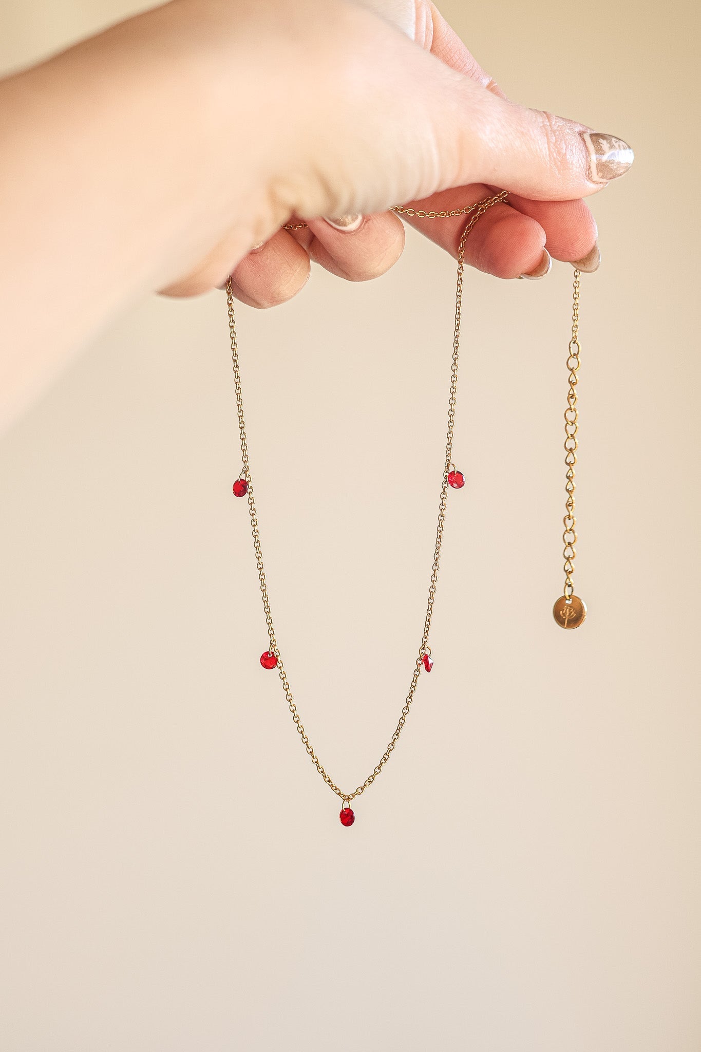 Madison Necklace in Red Necklace La Vie Bien Madison Necklace in Red