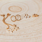 Magen David Crystal Statement Drop Earrings by Salt Sparkle Shalom