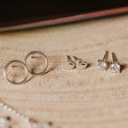 Magen David Crystal Statement Drop Earrings by Salt Sparkle Shalom