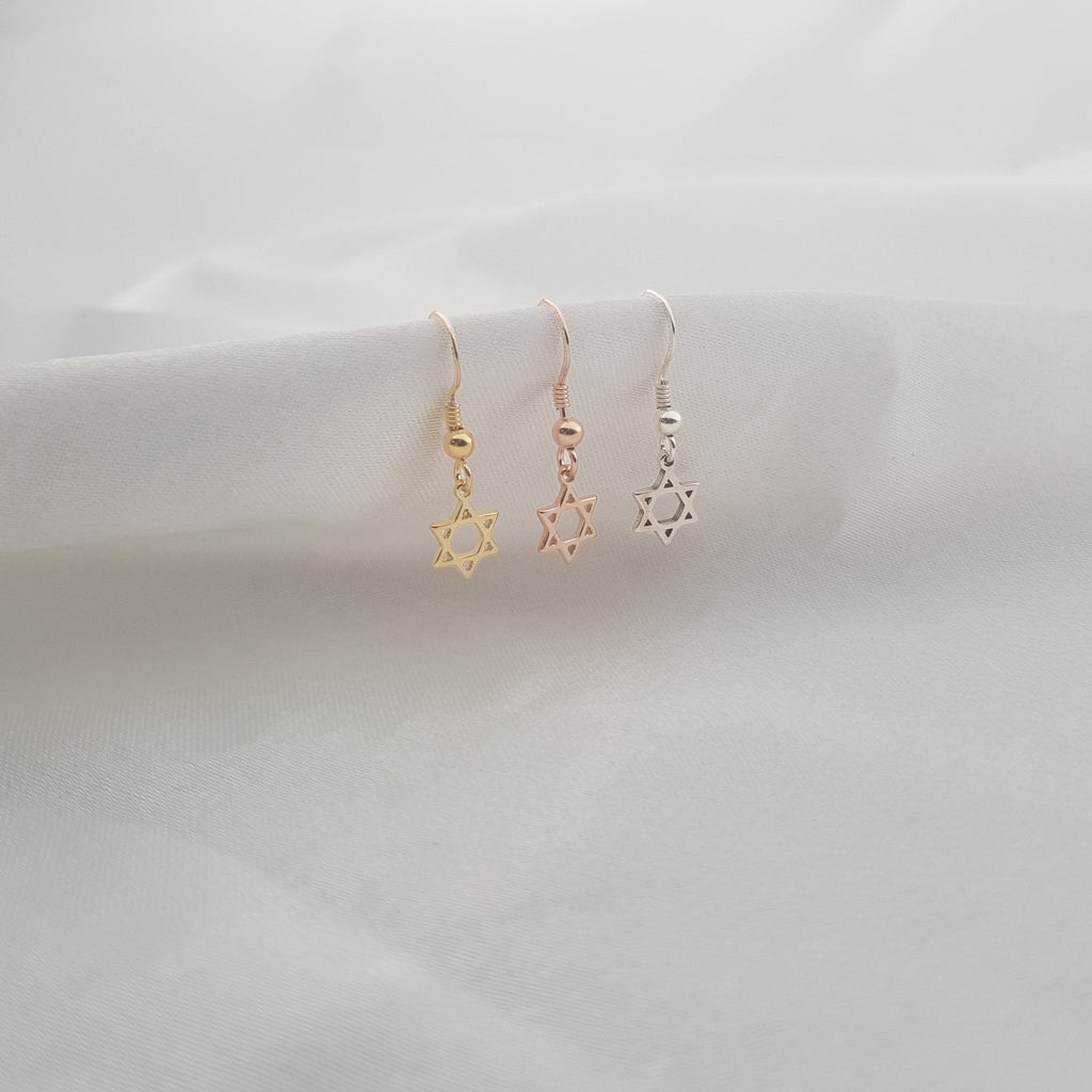 Magen David Dangle Earrings (Pair) La Vie Bien Magen David Dangle Earrings (Pair)