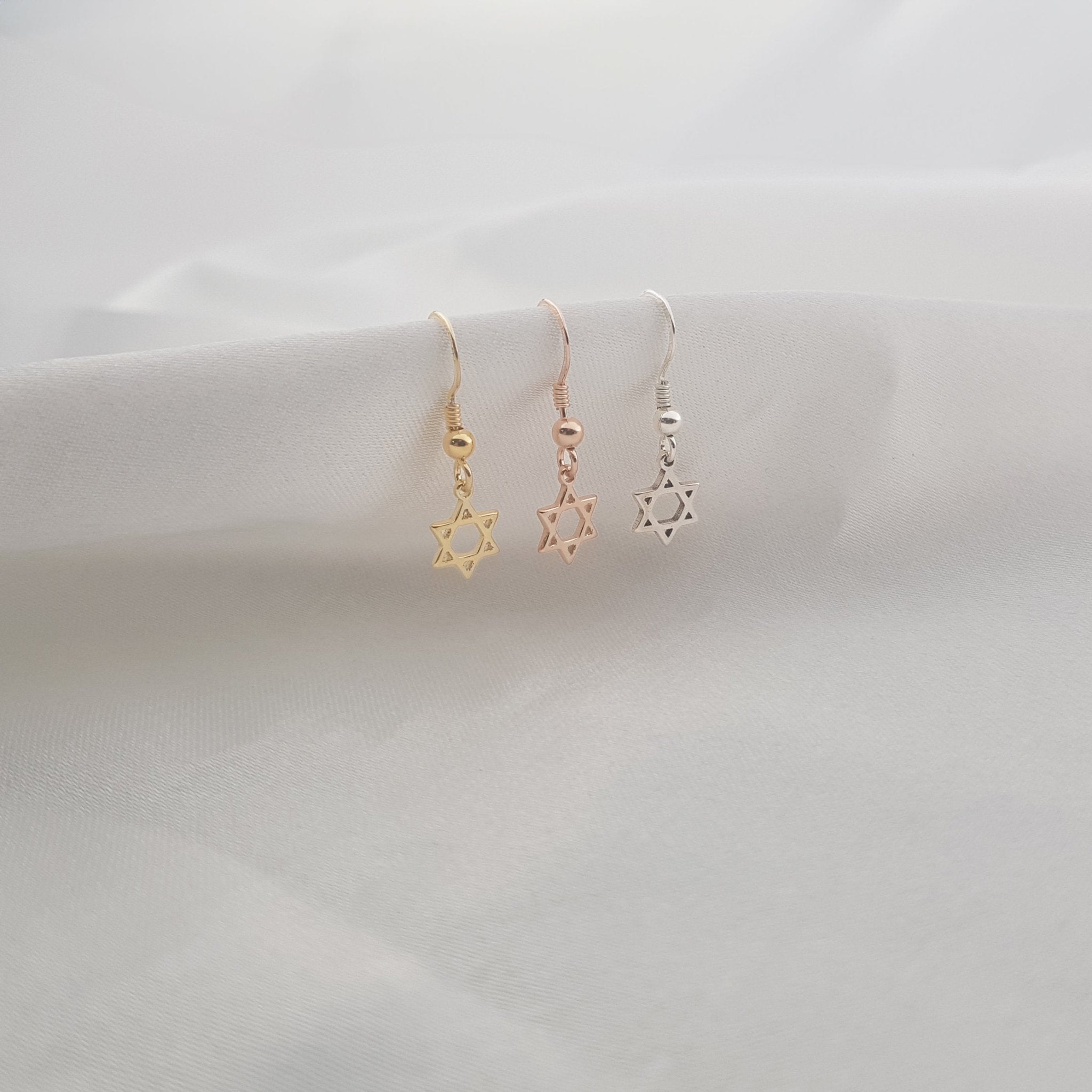 Magen David Dangle Earrings (Pair) La Vie Bien Magen David Dangle Earrings (Pair)