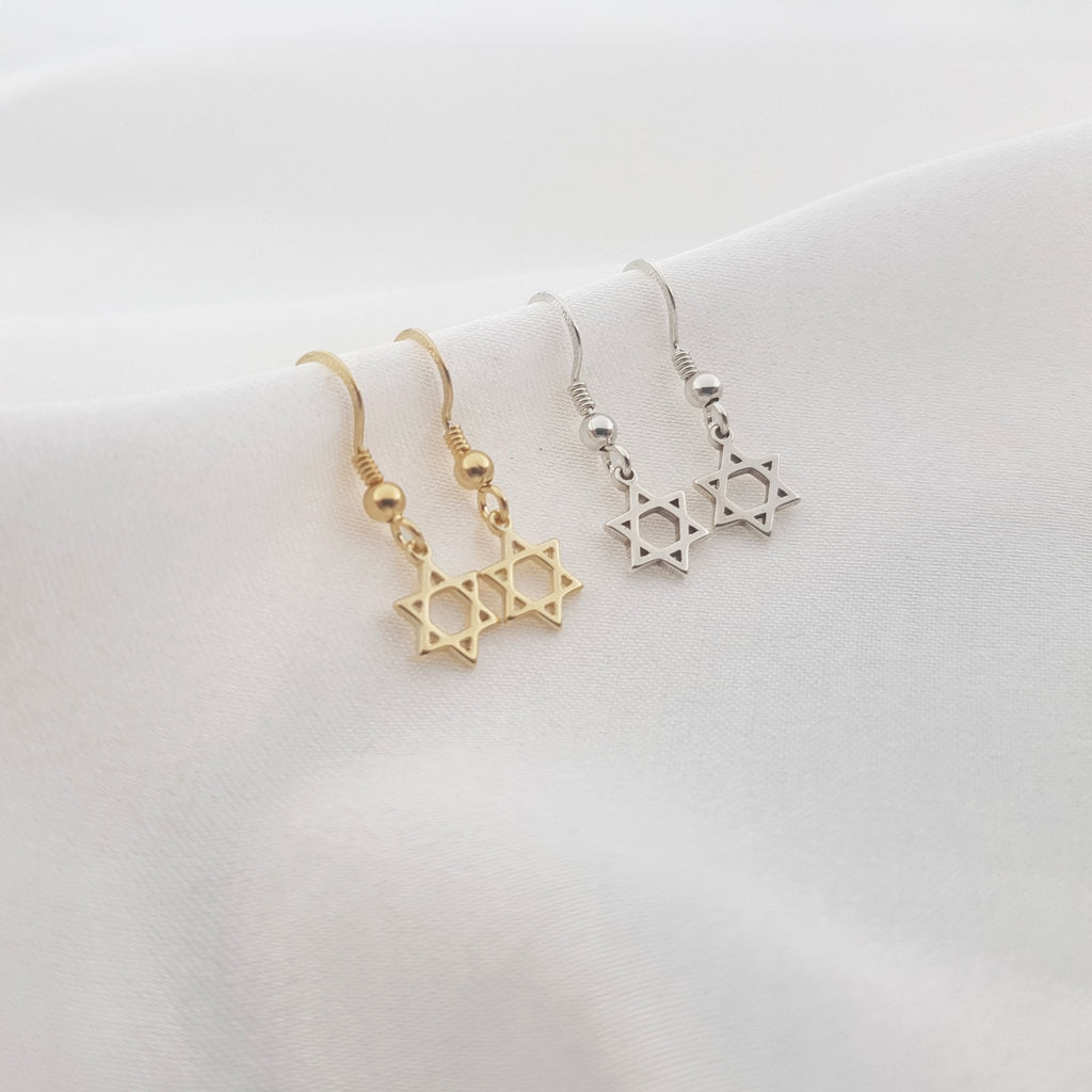 Magen David Dangle Earrings (Pair) La Vie Bien Magen David Dangle Earrings (Pair)