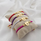 Magen David Heart Cord Bracelet La Vie Bien Magen David Heart Cord Bracelet