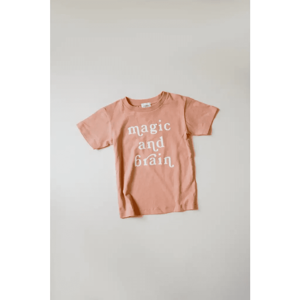 Magic & Brain Kate Baer Kids T-Shirt | FREE SHIPPING by Polished Prints