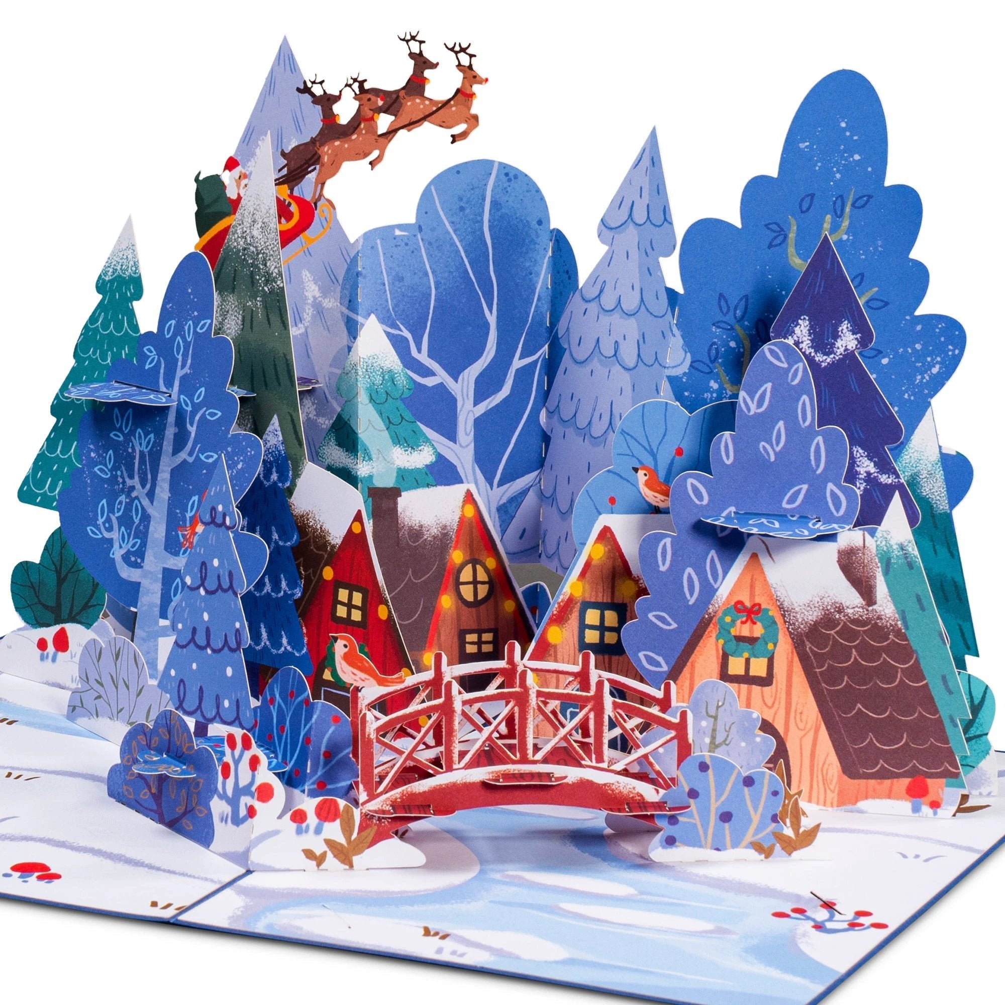Magical Town Christmas Pop Up Card by Paper Love