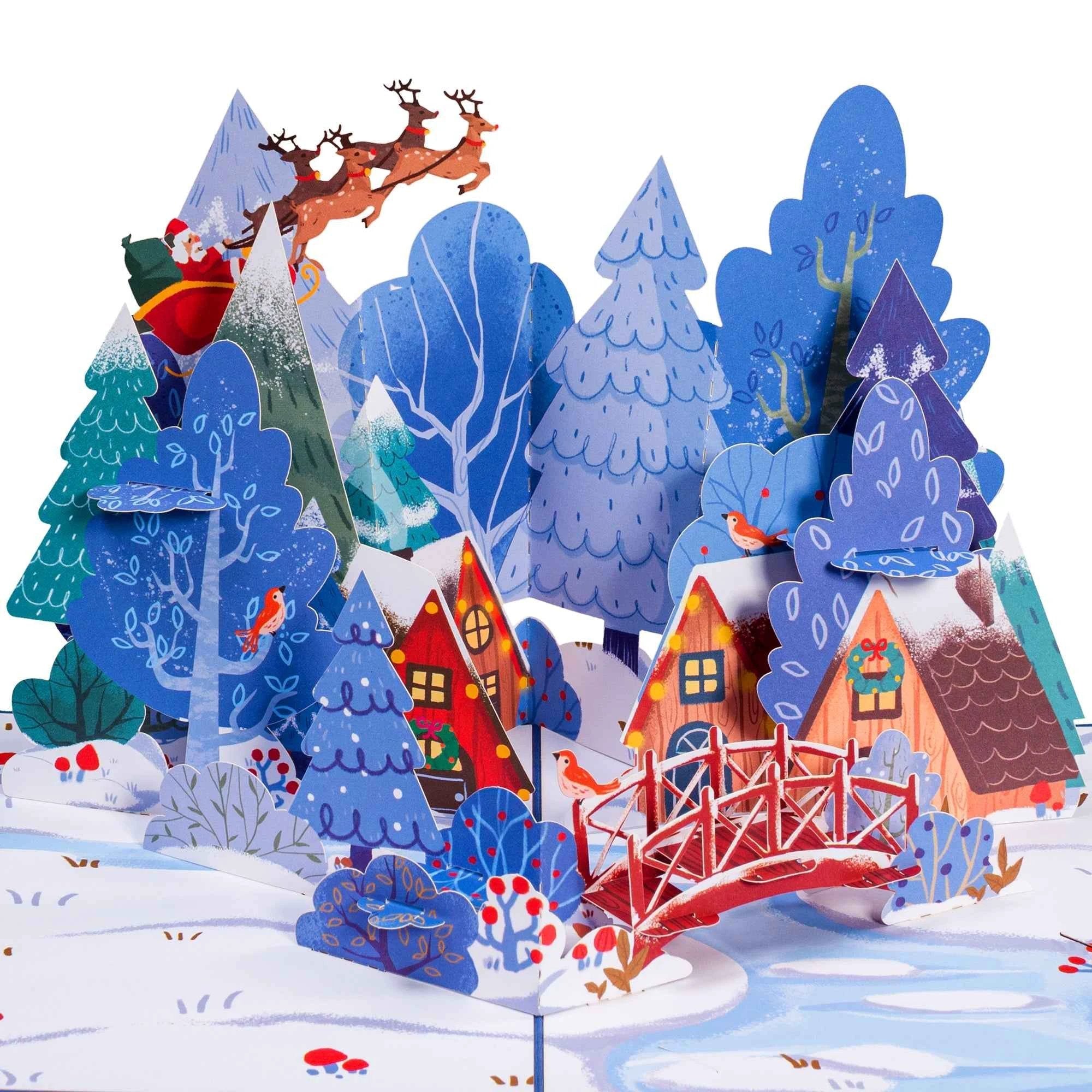 Magical Town Christmas Pop Up Card by Paper Love