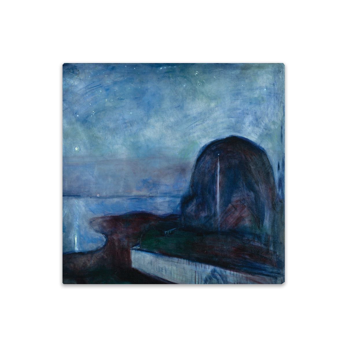 Magnet - Munch Starry Night STATIONERY La Vie Bien Magnet - Munch Starry Night