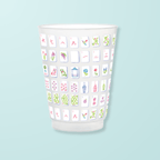 Mahjong Tiles Cups Frosted Cups La Vie Bien Mahjong Tiles Cups