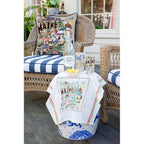 Maine Hand - Embroidered Pillow Pillows La Vie Bien Maine Hand - Embroidered Pillow