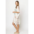 Makenzie Lace Kimono in Ivory | Open Duster (One Size) by The Bullish Store