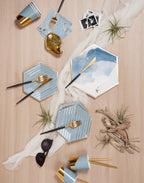 Malibu - Blue Splash Cocktail Paper Napkins by Harlow & Grey