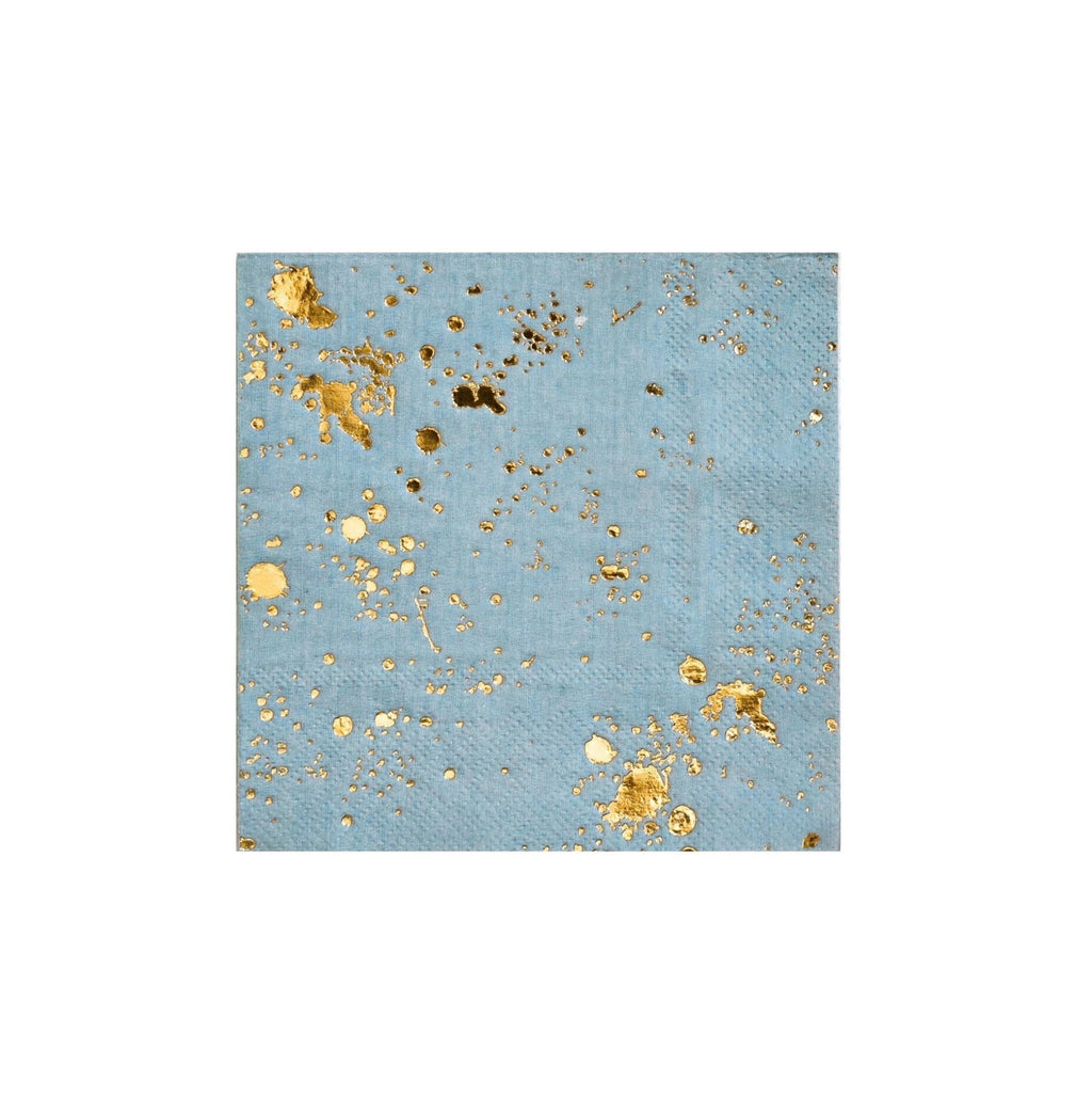 Malibu - Blue Splash Cocktail Paper Napkins by Harlow & Grey