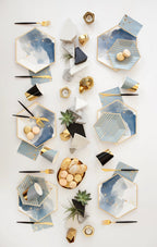 Malibu - Blue Splash Cocktail Paper Napkins by Harlow & Grey