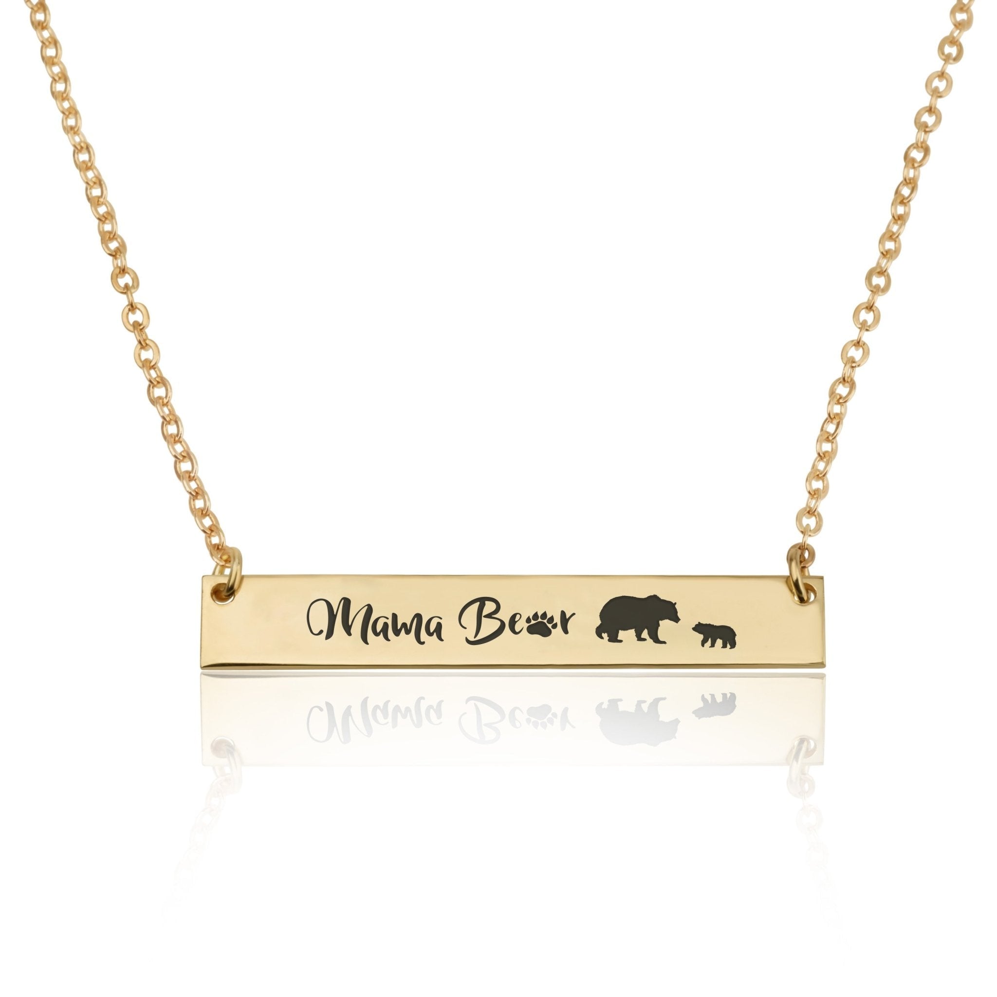 Mama Bear Necklace La Vie Bien Mama Bear Necklace